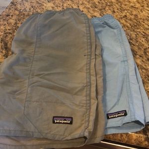 Two pair Patagonia swimming trunks